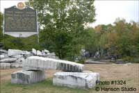 Dorset, VT - Marble Quarry - Slabs with Historic Sign